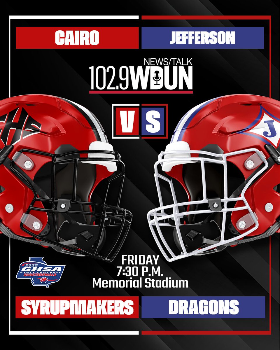 🚨 ELITE 8 📻 COVERAGE🏈🚨

It all starts on Friday with the Conditioned Air Systems Tailgate Show at 6 p.m., followed by live radio coverage at 7:20 p.m.