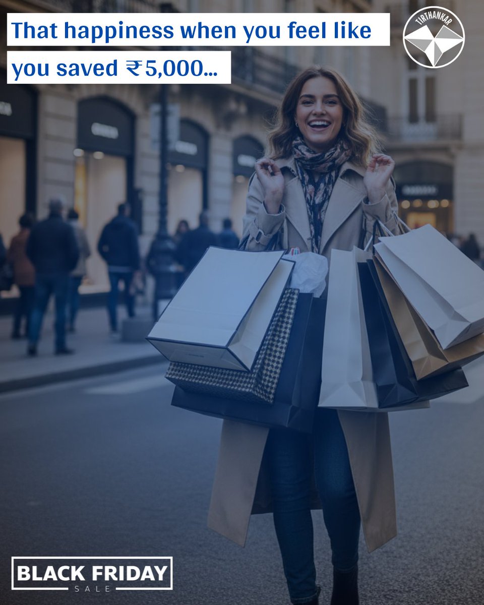 Tirthankarprime's tweet image. Black Friday shopping = temporary joy.
SIP = long-term peace.
Start investing small, let your savings stay. 💙
#BlackFriday #InvestSmart #SIP #FinanceSimplified
