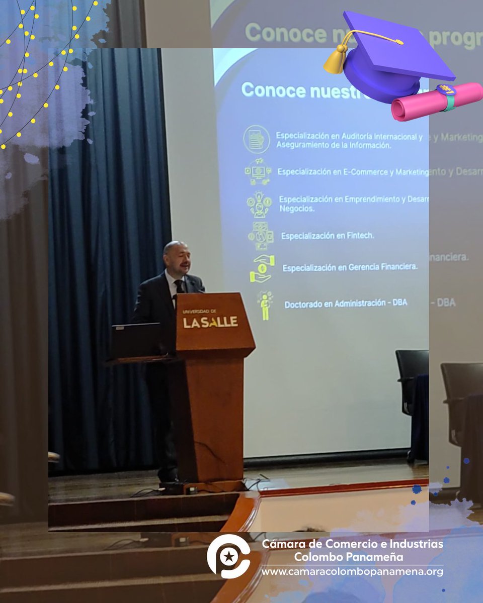 CamaraColPanama's tweet photo. En La Salle abordamos con Víctor Malagón las 7 encrucijadas estratégicas de transformación de las Mipymes para 2026.
Un espacio para entender los retos técnicos vs adaptativos y su impacto en la competitividad. ✨ https://t.co/TBOAg3UmYp