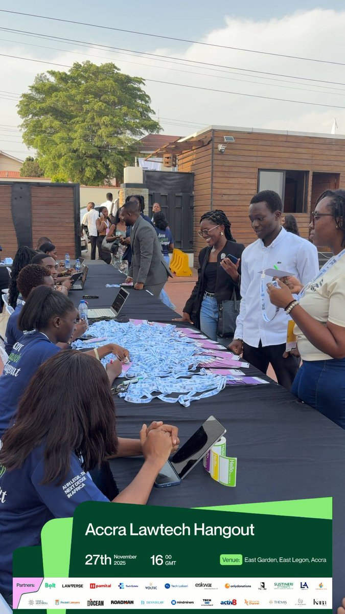 Legaltec_lounge's tweet image. Registration is currently underway #AccraLawtechHangout2025 #LTL #Legaltech