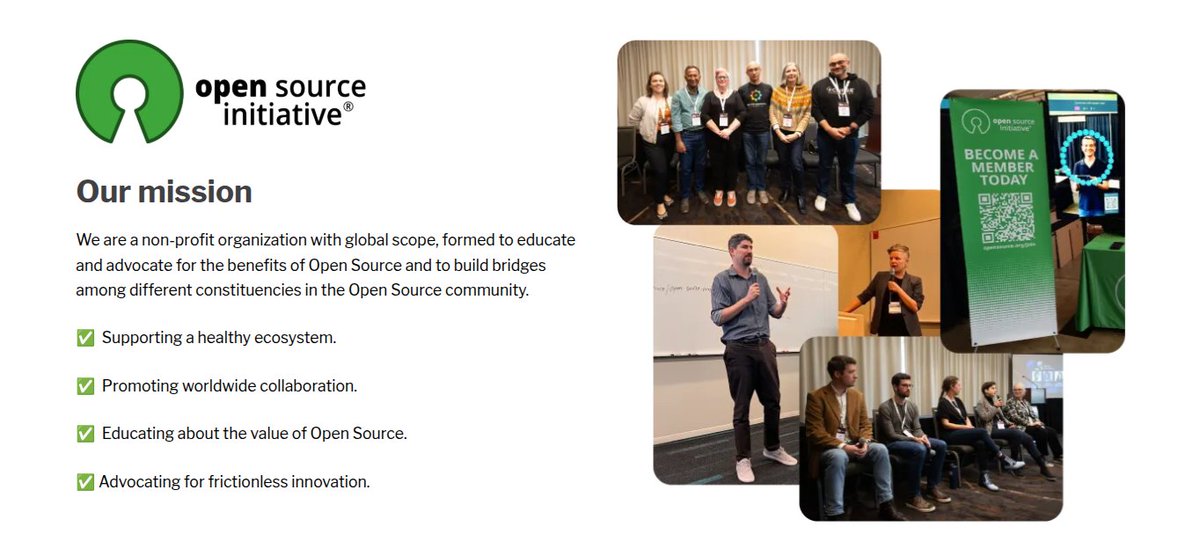 OpenSourceOrg's tweet image. This Thanksgiving, we’re grateful for a community that builds, shares, and empowers. Open Source is a gift to humankind: created by many, benefiting all. Join OSI and help us protect that gift. opensource.org/get-involved