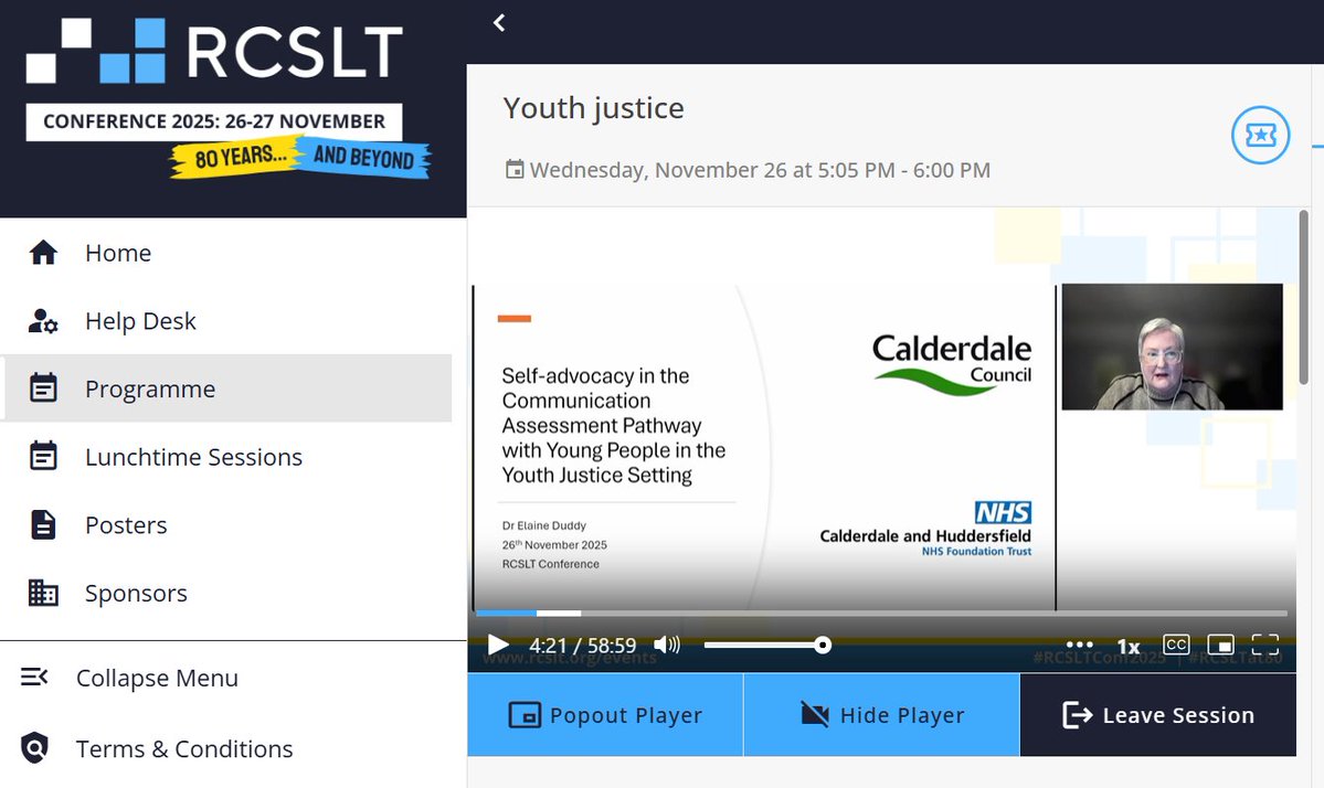 elaine_slt's tweet image. Delighted to be flying the flag for Calderdale Youth Justice Service @CalderdaleYJS  yesterday @RCSLTconference #communicationmatters