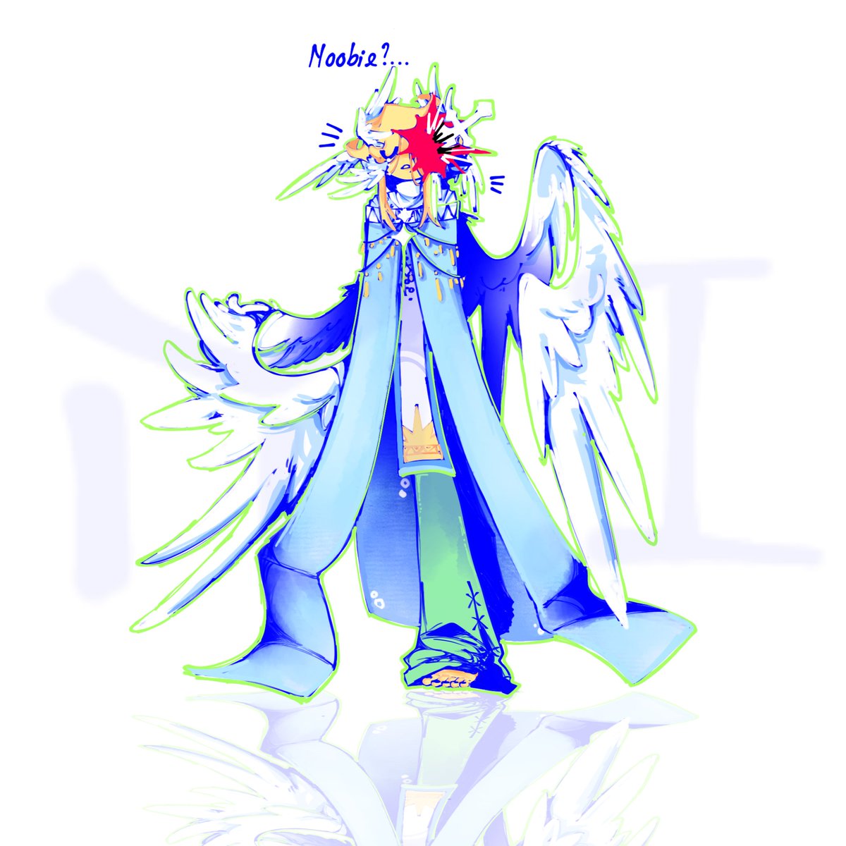 Maycucsuc's tweet image. Noobie ⏤͟͟͞͞✧
-Swap Au!! i think?? - 
#Forsaken #noob