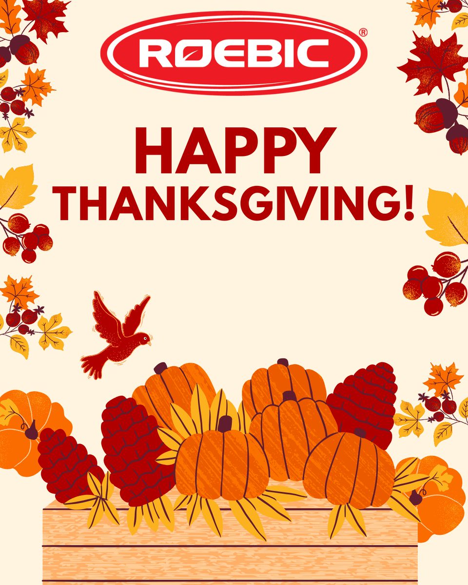 Happy Thanksgiving from all of us at Roebic! 🦃🍂
Wishing you a day filled with gratitude, good company, and a home that flows smoothly season after season.