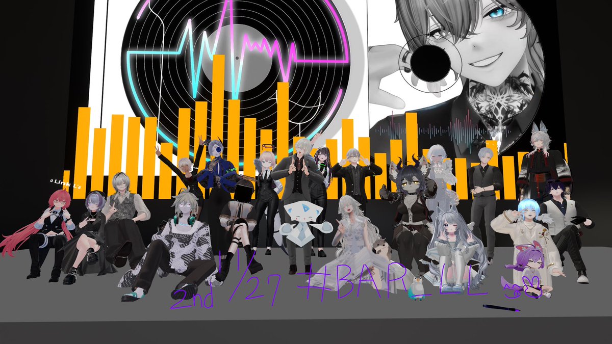 LalgoLink_VRC's tweet image. 【営業終了のお知らせ】 
 お客様本日のオープン沢山のご来店ありがとうございました。
  L&apos;algo&amp;amp;Linkお楽しみいただけたでしょうか？  
次回のご来店も心よりお待ちしております。
  #BAR_LL