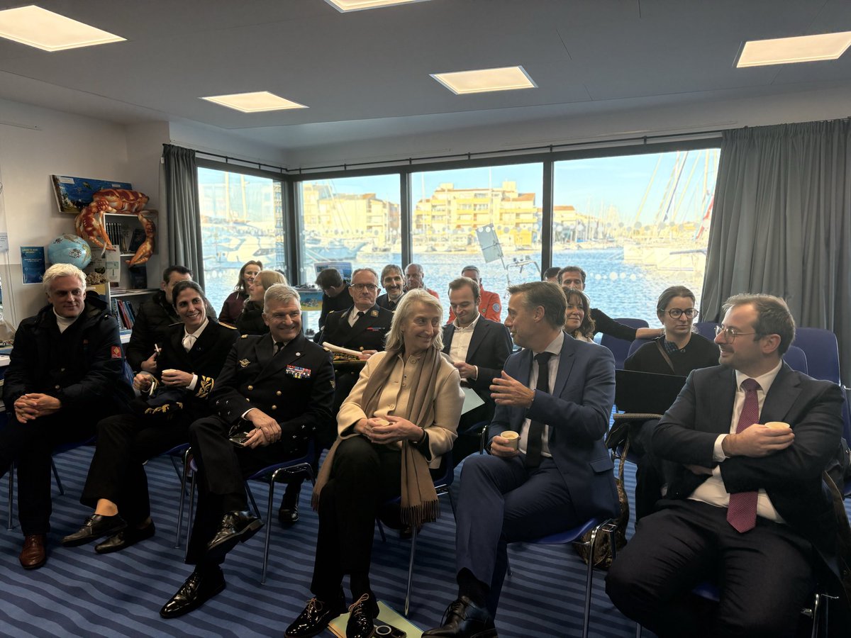 Image de Préfet de l'Hérault - 🐚⚓️ Catherine Chabaud, ministre déléguée chargée de la Mer et de la Pêche, a terminé sa visite offi