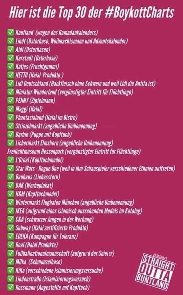 sRoehlinger's tweet image. Ihr boykottiert den Laden doch schon lange. Ändert sich doch nichts. #fckafd