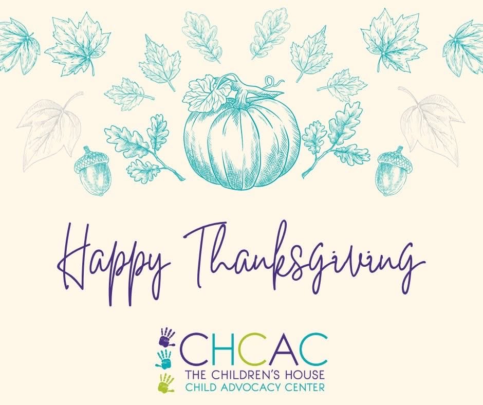 Happy Thanksgiving from all of us at The Children’s House CAC 🦃

Grateful for the courage of our children, the strength of caregivers, our MDT, donors, volunteers &amp; staff. Your support brings healing to kids in Bradford &amp; Sullivan Counties. 💙

#Thankful #Grateful #CAC #Ch