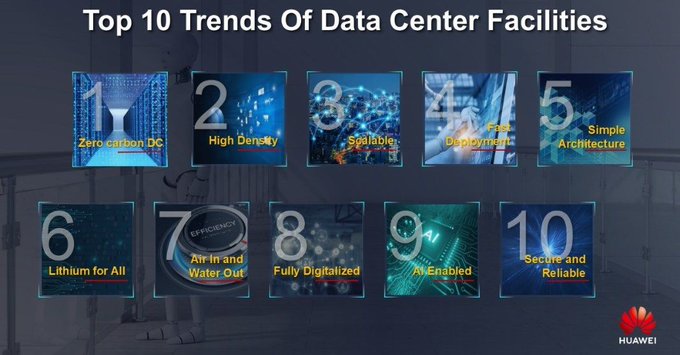 UnlockBiz's tweet image. Huawei releases the 10 trends of data center facility in 2025, aiming to provide the industry with a clear picture of data center facility evolution and enlighten the future. By @Huawei bit.ly/3sK0KM5 thanks @antgrasso #CloudComputing #DigitalTransformation