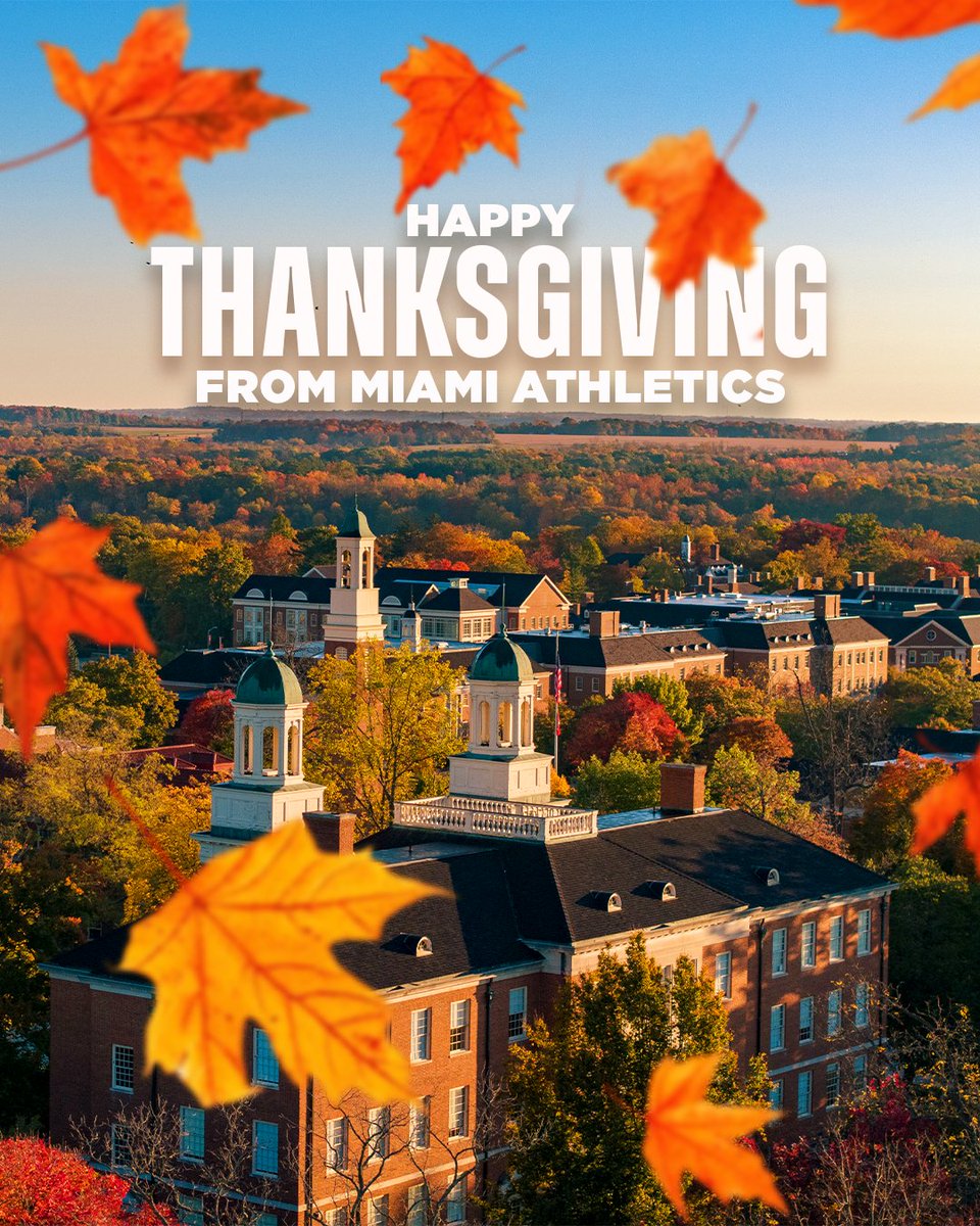 From our Miami family to yours — Happy Thanksgiving!🦃

#RiseUpRedHawks