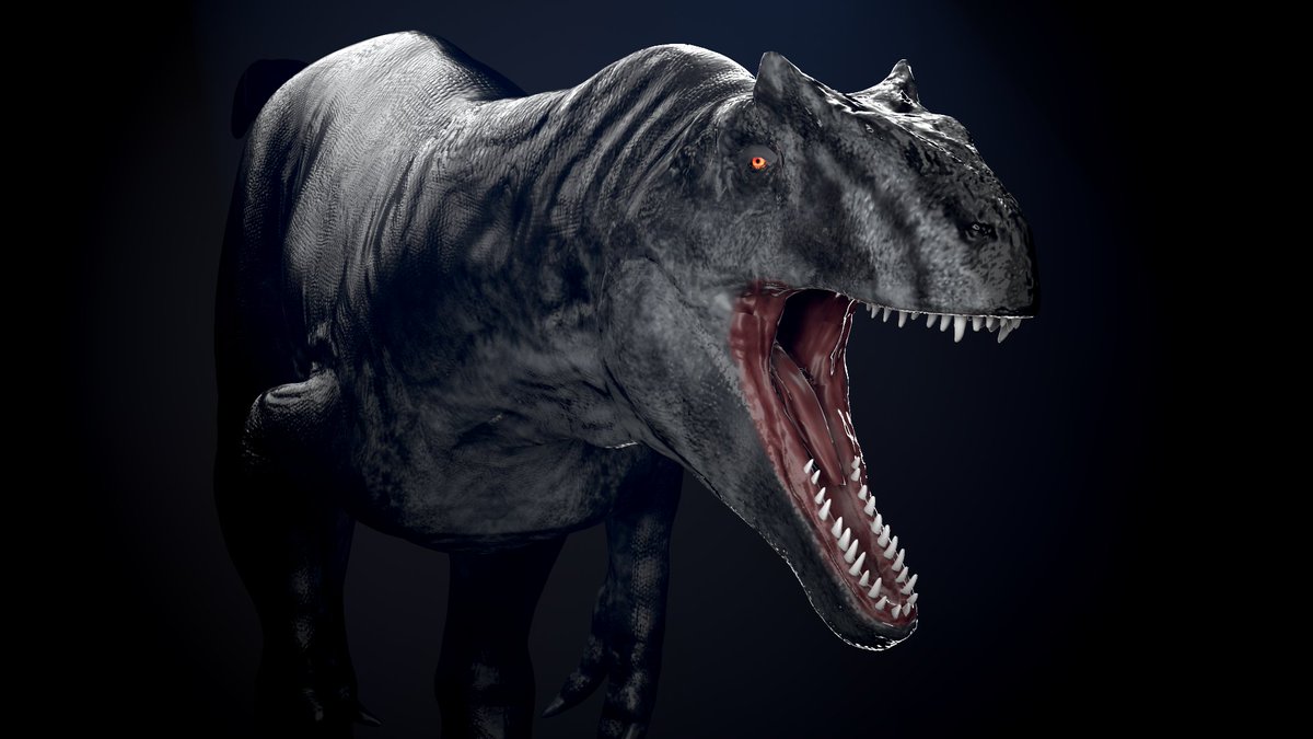 vankev's tweet image. Day 25 : Allosaurus

#Dinovember #paleoart #zbrush