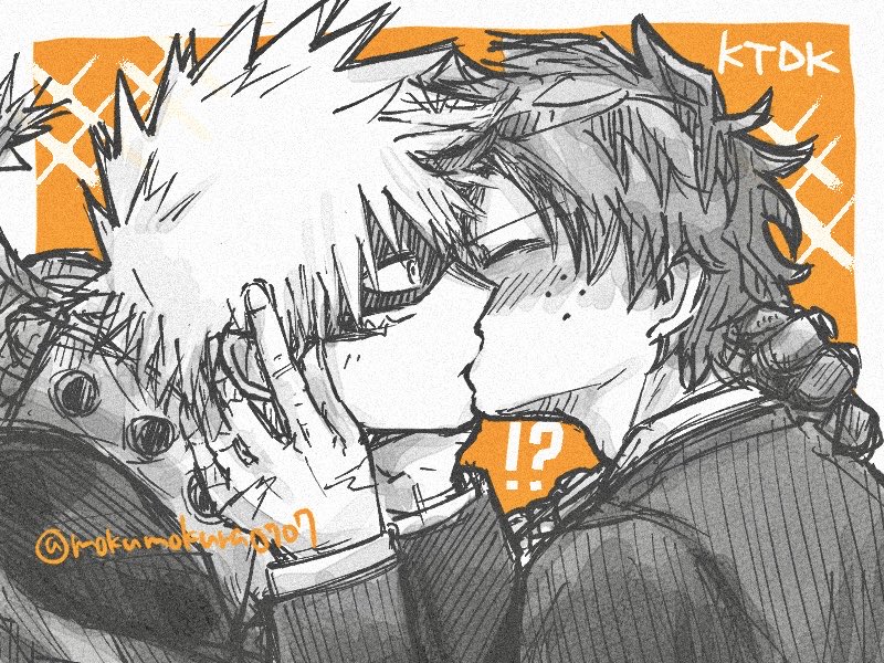 rkgk 不意打ち　勝デ
先を越されたっちゃん😳⁉︎

※ポーズ参考あり