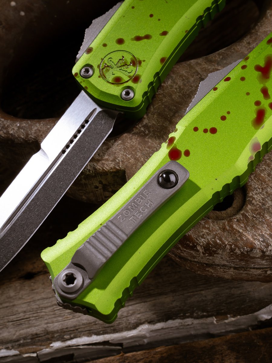 microtechknives's tweet photo. HERA® II MINI  ZOMBIE-TECH™ 

#MiniHera #ZombieTech #BayonetBlade #ThemedKnives #USAKnives https://t.co/HdjOUezBXd