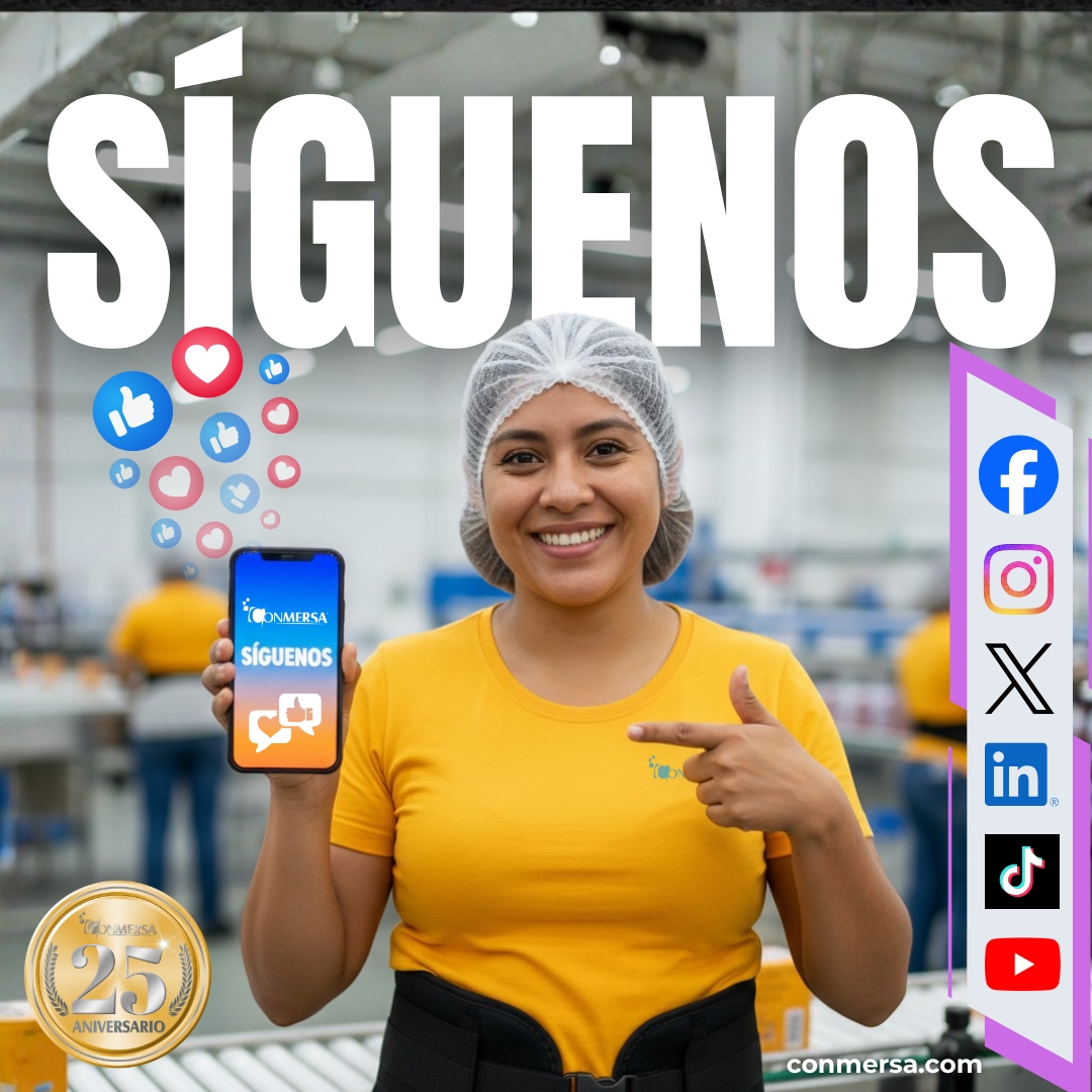 ConmersaSAdeCV's tweet image. ¡Queremos estar más cerca de ti! 😊 Encuentra a CONMERSA en tu red social preferida y acompáñanos en esta aventura 📲 ¡Un solo clic y listo! 👍🏼❤️ bit.ly/4p2cLJz

#conmersa #Siguenos #redessociales #follow #fypシ