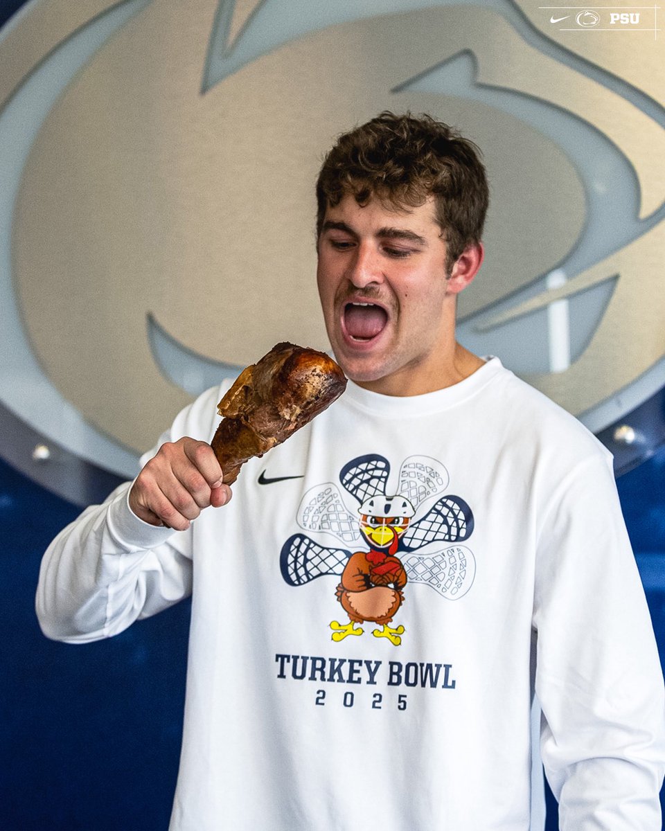 PennStateMLAX's tweet image. Henning is all of us today 🍗

Happy Thanksgiving from the Penn State men’s lacrosse family