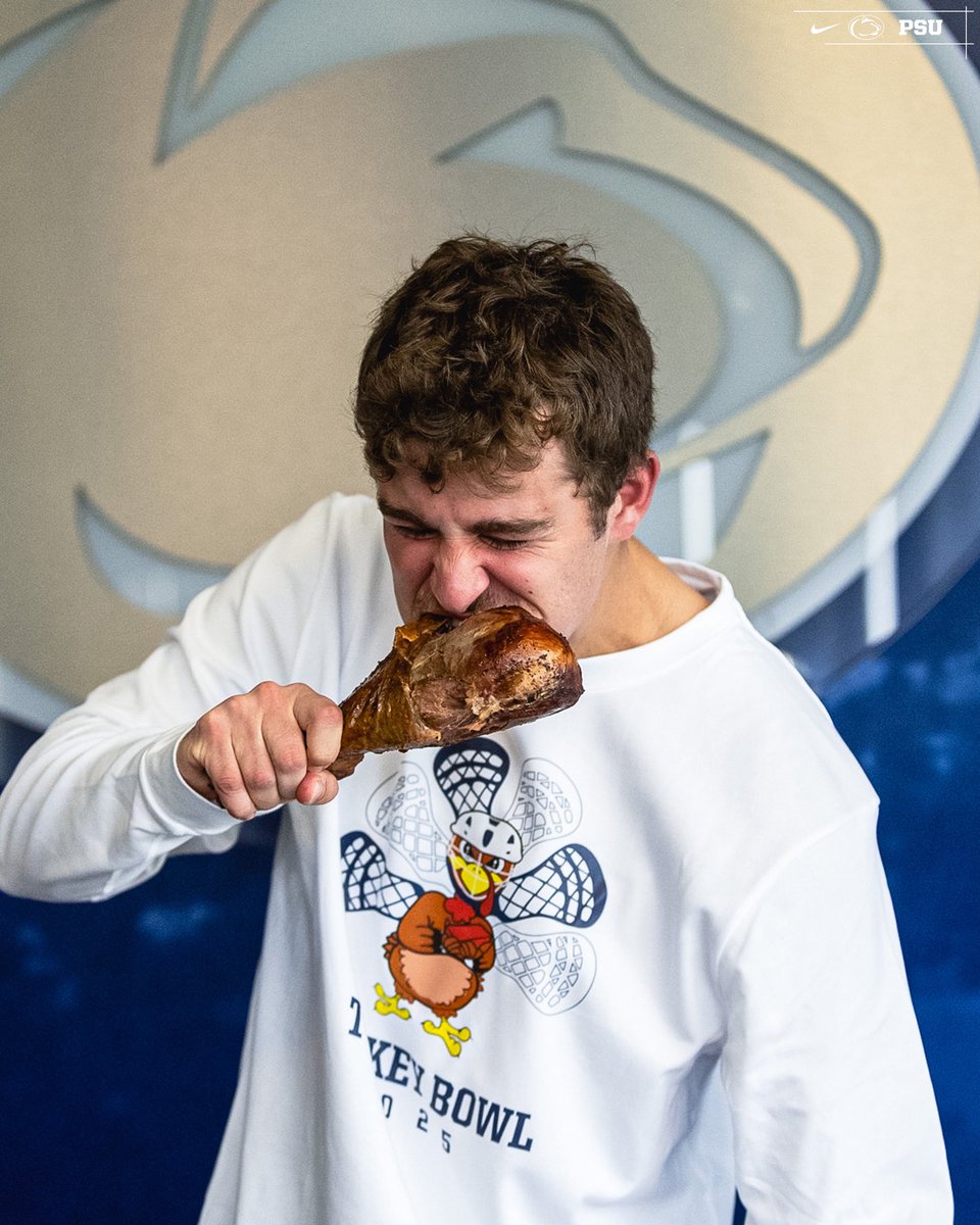 PennStateMLAX's tweet image. Henning is all of us today 🍗

Happy Thanksgiving from the Penn State men’s lacrosse family