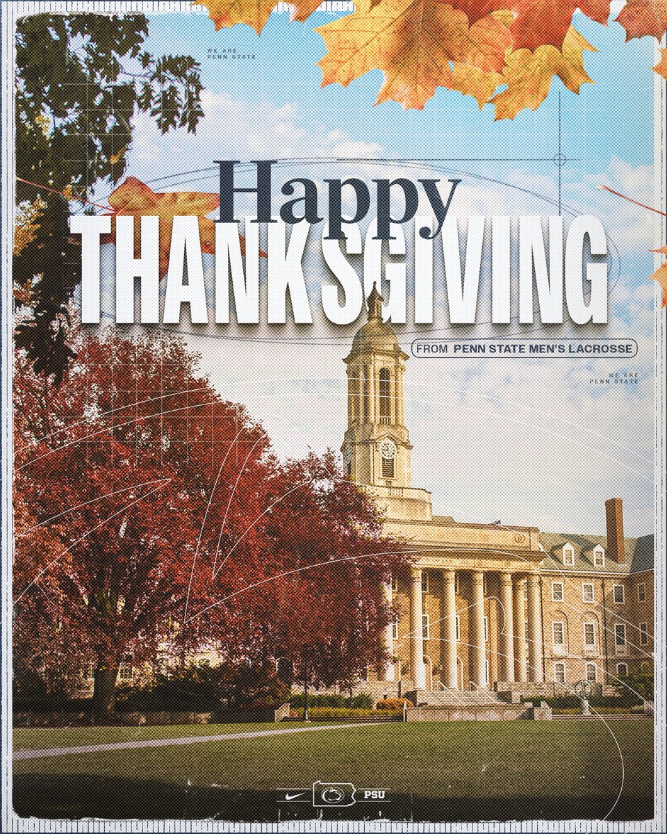 PennStateMLAX's tweet image. Henning is all of us today 🍗

Happy Thanksgiving from the Penn State men’s lacrosse family