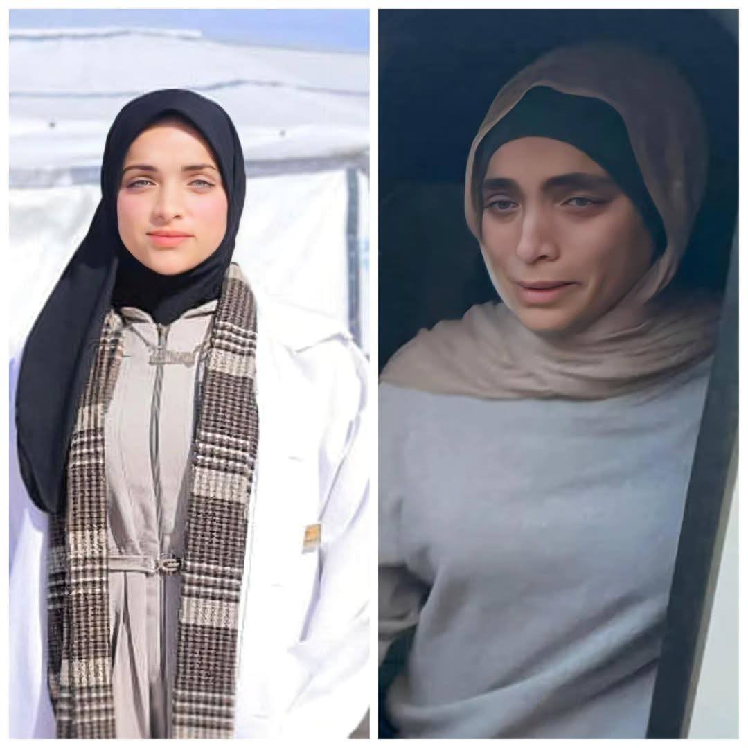 Tasnim was kidnapped by Israel and kept in prison just to be used to pressure her father.

Two months did this to her: