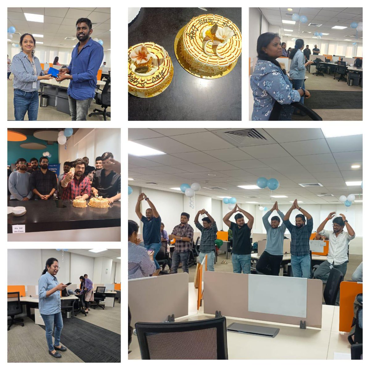 Intelliswift's tweet image. Last week, we celebrated Men’s Day at our Pune and Bangalore office! A day of appreciation, smiles, and team spirit.

#MensDay #TeamCelebration #WorkplaceCulture