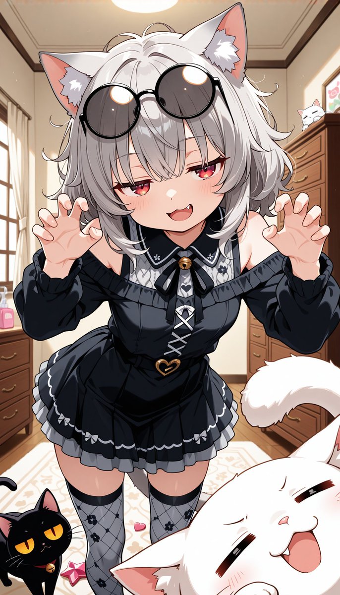 もう起きてるじゃないですか！偉すぎですか！
でもせっかく来たのでシロとクロのもふもふアタックはどうぞ🐱✨️

で、このらしくないテンション分かりますか！
華金です🍺元気にいきましょう！

せーのっ！
おはようございます！☀
にゃー！🐱

今日も適度にさぼ…いえ、頑張りましょう(⩌⩊⩌)✨️