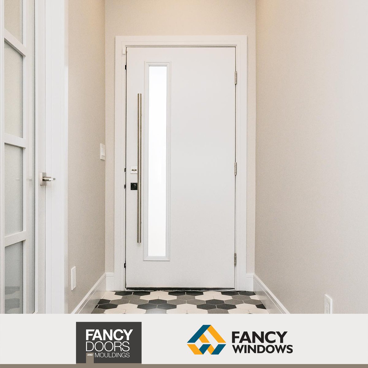 fancy_windows's tweet image. This stunning entry door with a multi-point lock instantly elevates the curb appeal of this new home.
No matter your style, modern or traditional, our entry doors blend in effortlessly and greet every guest with a warm, unforgettable welcome.
#FancyWindows #EntryDoor