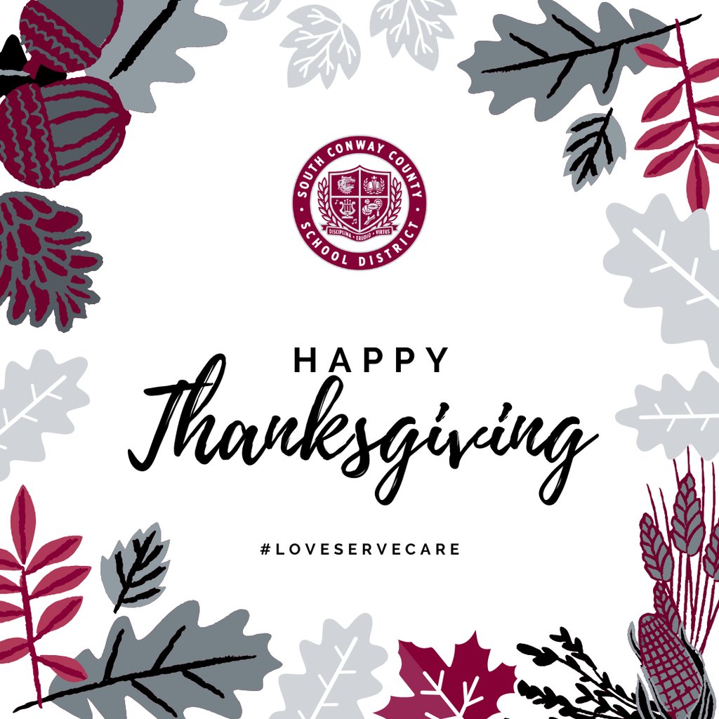 Happy Thanksgiving, SCCSD!

Wishing our students, staff, families &amp; community a blessed and joyful holiday.
We’re grateful for the love, service, and excellence you bring to our district every day.
Happy Thanksgiving, Devil Dogs! 

#GoDevilDogs
#LoveServeCare4People