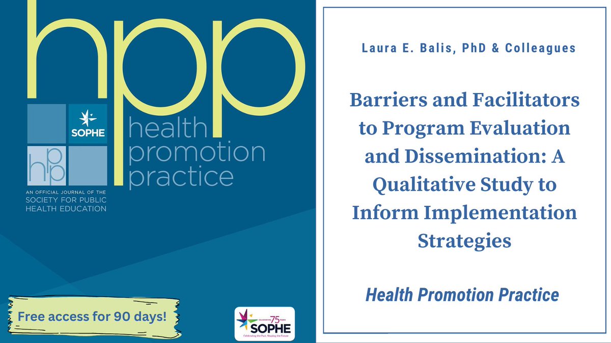 TheHPPJournal's tweet image. This study spotlights the barriers community organisations face in evaluating and sharing their work, and offers a new TA model to help them sustain impact. Read more here: bit.ly/3JZk1XL

@LaNitaSWright @SOPHEtweets @JeanMBreny