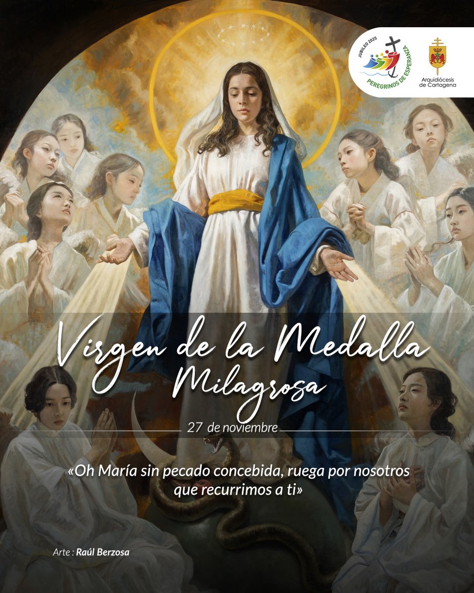 Virgen de la Medalla Milagrosa

👑 Hoy honramos a nuestra Madre del cielo a través de este poderoso signo que le fue revelado a Santa Catalina Labouré. 
Pidiendo con fe, podemos recibir de Cristo abundantes gracias a través de la intercesión de la Santísima Virgen María.