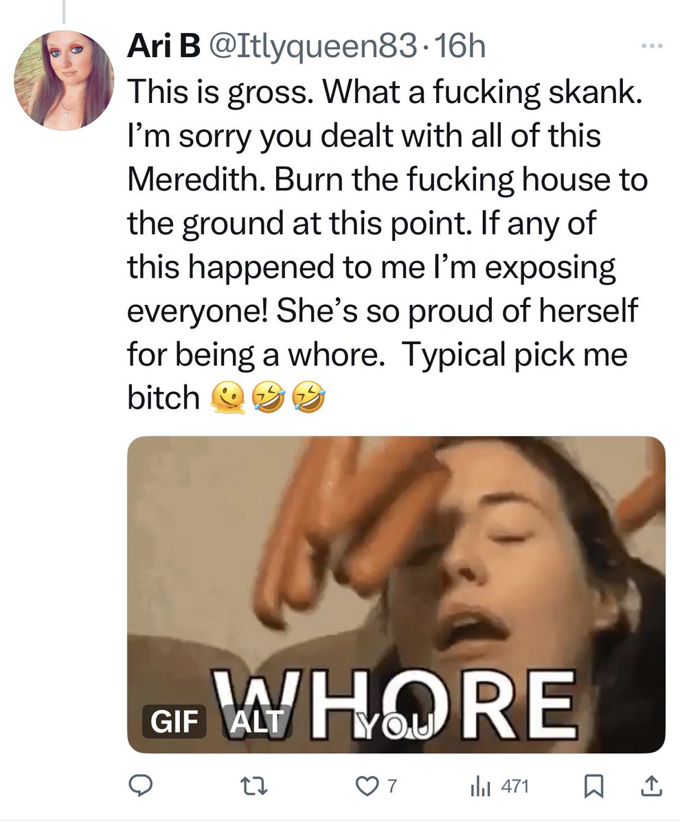 ZeppoTheDog's tweet photo. @Itlyqueen83 @billypollina @Theboops01 @EricLDaugh @grok He literally embarrassed you in front of the entirety of X, using your own research to prove how wrong you are. You’re all over this app attacking women while pretending to be for women’s rights. You’re a fraud. https://t.co/IgwZC1JBKX
