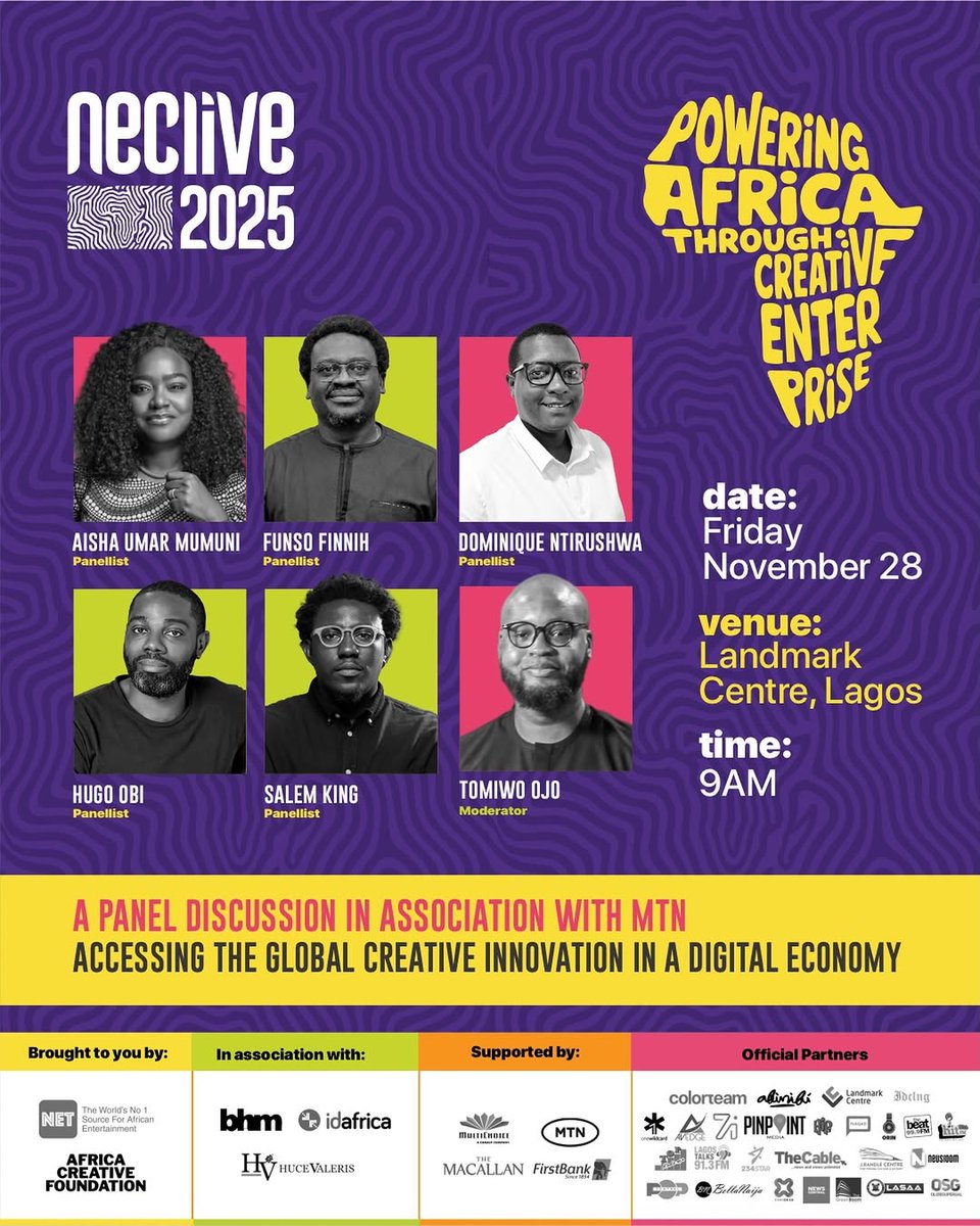 theNETng's tweet image. Through personal stories, data-driven insights, and hard-earned lessons, these panellists will unpack: How African creators can build IP that travels, earns, and retains value globally; Distribution pipelines that fairly reward African storytellers and ensure content reaches the…