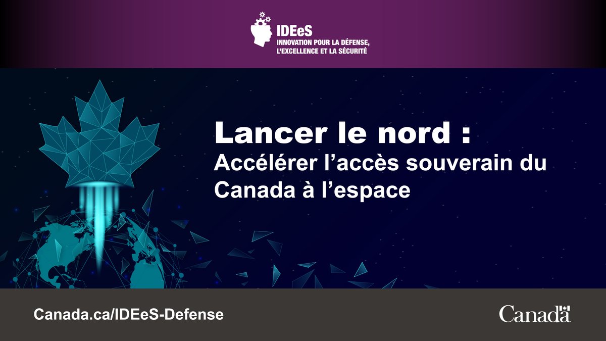 DefenseCanada's tweet image. On est déterminé à concevoir des systèmes de lancement à l’appui des missions futures du MDN/des FAC. Grâce à #IDEeSDéfense, le MDN finance des projets menés par des Canadiens en matière de fusées, de propulsion et de lancement. Postulez maintenant : canada.ca/fr/ministere-d…