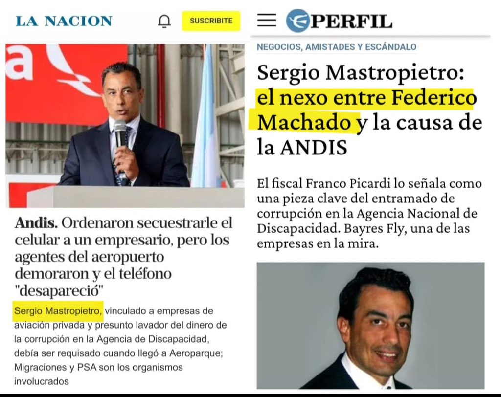 MartinSoria_'s tweet image. A Bullrich se le acaba de perder el celular del nexo de Fred Machado en las coimas del ANDIS.

El mismo narco que giraba plata a Espert y Lácteos Vidal, empresa que financió su campaña y quería comprar una mina de oro con Cicarelli, pareja de Villaverde.

Siguen las casualidades.