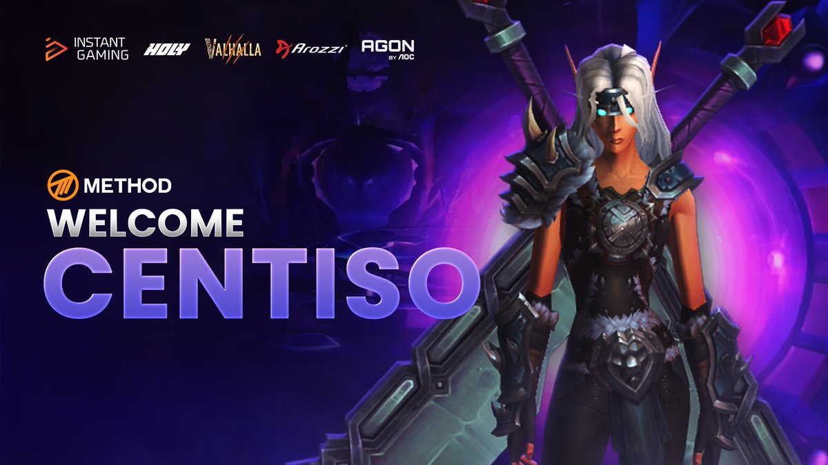 Method's tweet image. Join us in welcoming @Centiso to Method 🤝

Centiso is a multi-class DPS player, though a Monk enthusiast at heart 👊