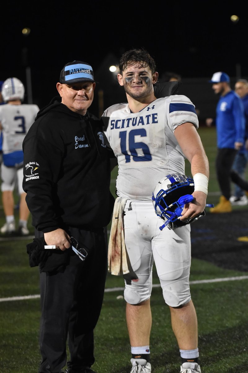 CoachDamon44's tweet photo. ⁦@megandumont59⁩ I have been coaching high school football for over 30 years &amp; Drake Dumont is one of the best boys on &amp; off the field I have coached.  I am better coach for knowing him. It was pleasure coaching him &amp; I look forward to seeing his future success! https://t.co/Xnt4tGvrhV