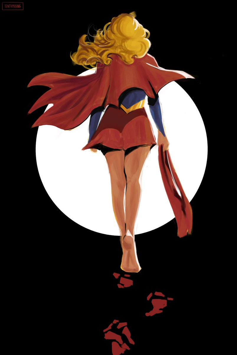 tenthmusing's tweet image. a drag path #supergirl