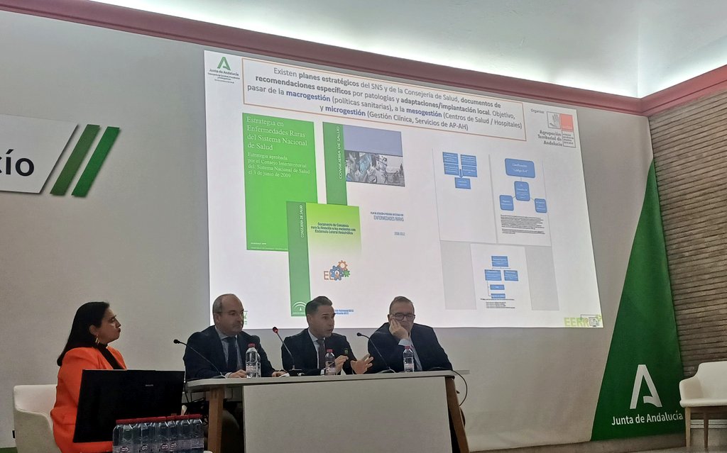 SEDISA_NET's tweet image. Mesa muy interesante sobre Excelencia en el abordaje integral del paciente con #EERR en #EERRintegrandoCienciayGestion @HospitalUVRocio con la colab @biogen y @CSLBehring: eficiencia ruta asist, proyecto Bhemogen y modelo asistencial de Ataxia de Friedreich. Modera @jnarbona