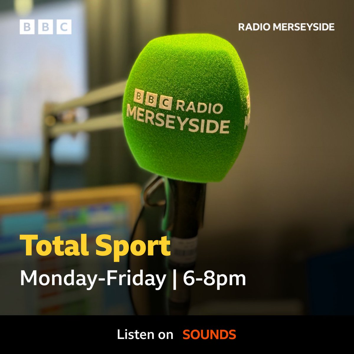 📻 Total Sport 📻

🎙️ <a href="/GiuliaBould/">Giulia Bould</a> hosts at 6pm

🔵 <a href="/TheBlueRoomEFC/">THE BLUE ROOM - EVERTON PODCAST</a>'s <a href="/WD1878/">Warren</a> 
🔴 @TheRedmenTVs' <a href="/StePlunk/">Ste</a> 

🔘 Arne Slot

📰 <a href="/DominicKing_DM/">Dominic King</a> 

⚪️ Derek Jones at Blundell Park #TRFC 

🏉 Rugby League Commercial Managing Director Rhodri Jones

📆 On This Day

🎧 Listen ➡️