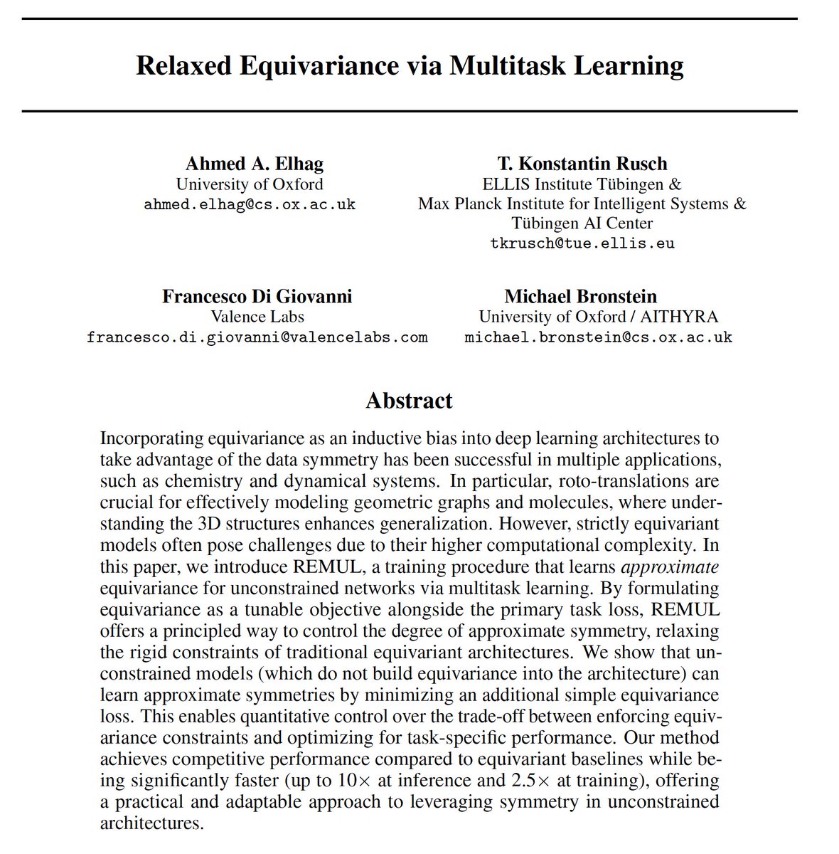 Ahmed_AI035's tweet image. Our paper REMUL got accepted at LOG 2025!

Check out the camera-ready version with new evaluations: 

openreview.net/pdf?id=xrzYdsI…