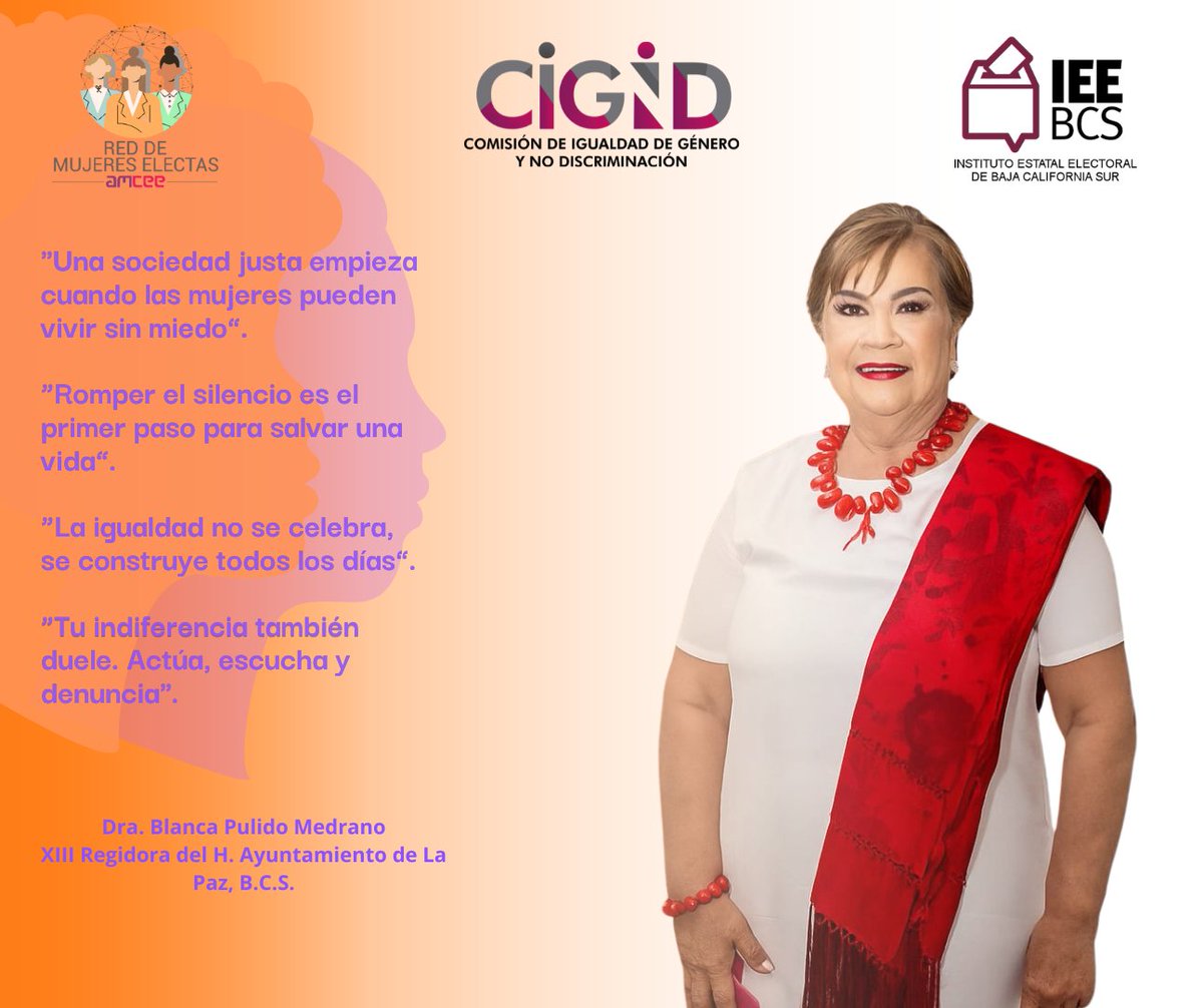 ieebcs's tweet image. 🎗️📜 Compartimos la siguiente imagen en el marco del Día Internacional de la Eliminación de la Violencia contra la Mujeres y los 16 días de activismo.

🟠¡Súmate a poner fin a la Violencia en contra las Mujeres!
#RedMujeresElectasBCS #AMCEE #16DíasDeActivismo