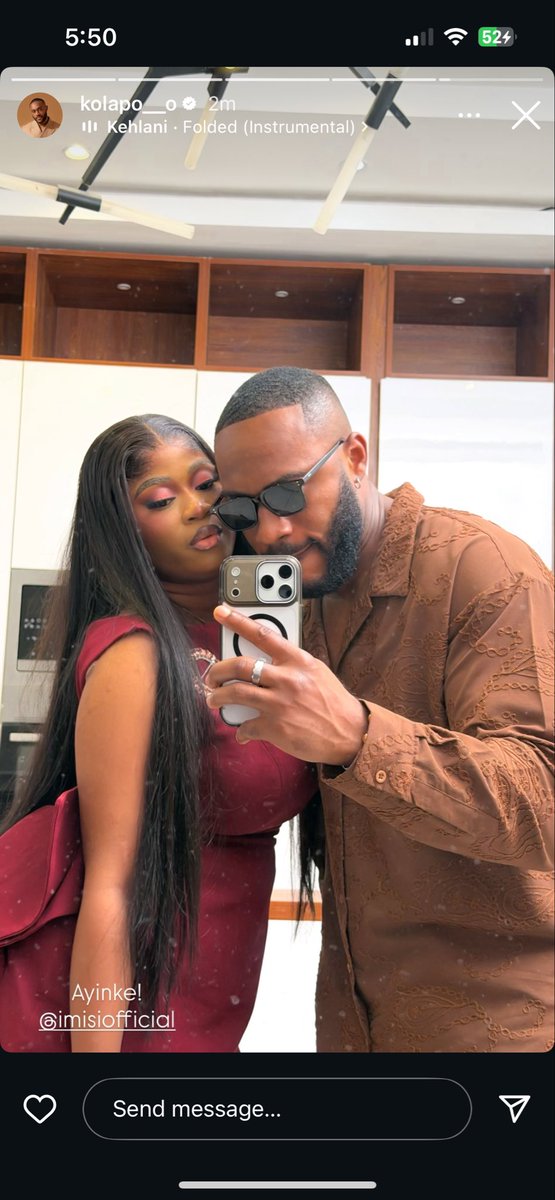 FreebiesloadedM's tweet image. Kola and his Imisi on IG 😍❤️