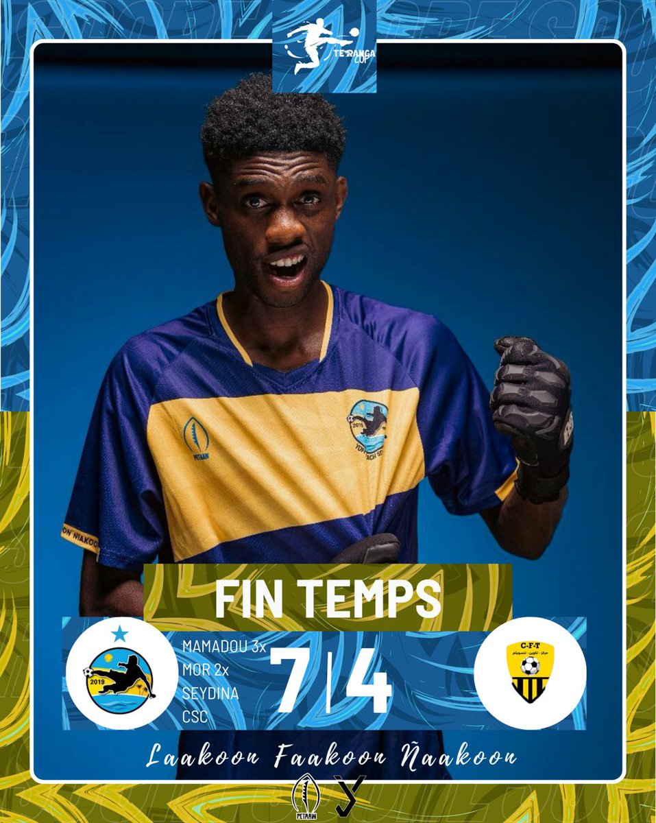 YoffBeach's tweet photo. FULL-TIME | DEMI-FINALE

Yoff BS 7⃣ – 4⃣ CFT

Mission accomplie ! 🎉
Les Dauphins🐬 valident leur ticket pour la GRANDE FINALE après une prestation maîtrisée💪
Avec détermination Yoff BS a répondu présent🏆🔥
LAAKOON - FAAKOON - ÑAAKOON

#YoffBS #RoadToFinal #BeachSoccer #Finale https://t.co/6vf0lKw9qW