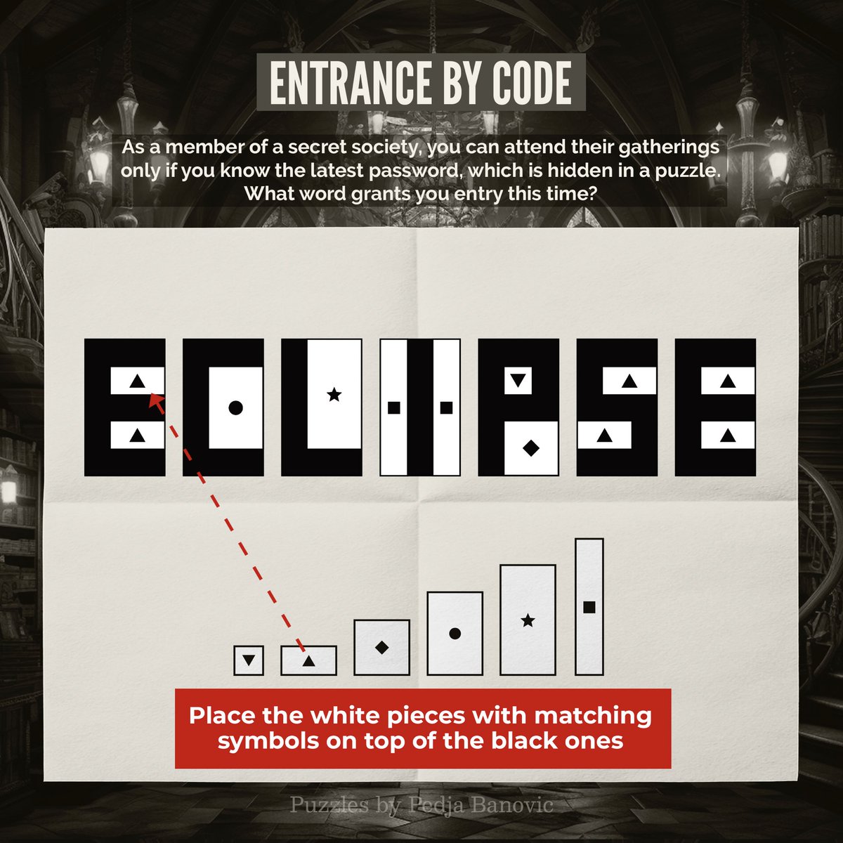 PedjaBanovic's tweet image. Some people suggested I publish the solutions - so here they are for the first three puzzles. More puzzles coming soon!

#puzzles #puzzletime #escaperoomfun #solutions #logicpuzzles