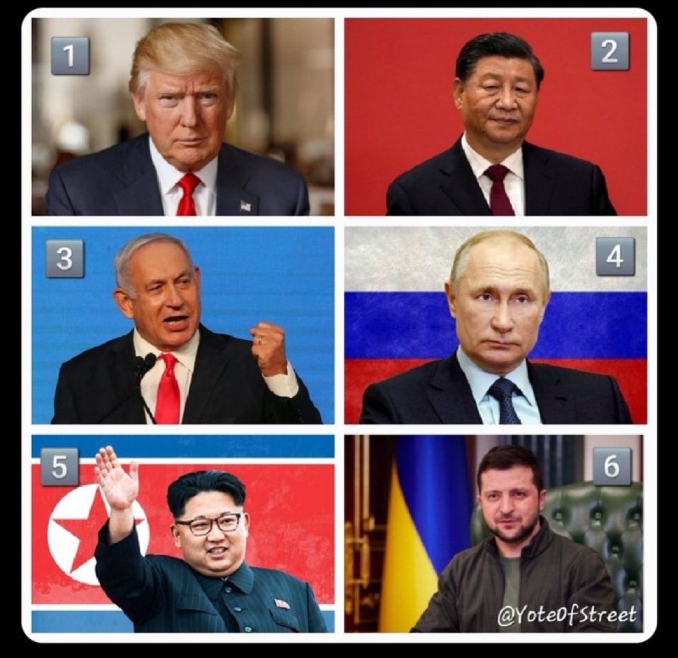 TheSaviour's tweet image. Which one is the biggest threat to world peace?