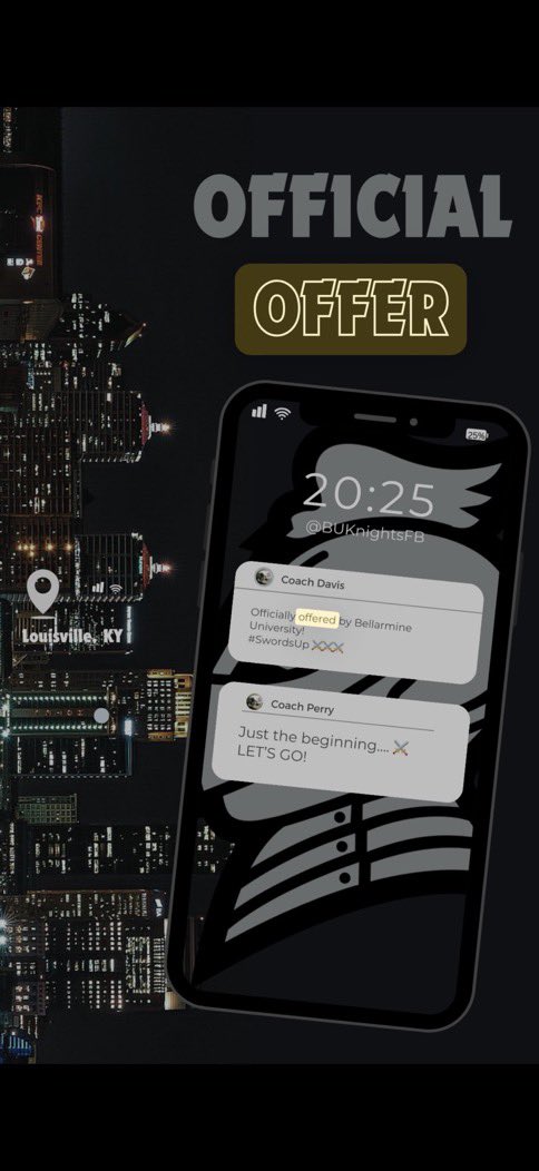 HunterEverage1's tweet image. After talking with @Coach_Perry1 I’m blessed to receive an offer from @bellarmineU!