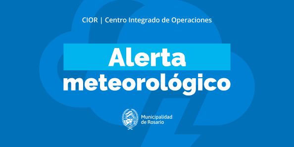 ALERTA METEOROLÓGICO | Rige un alerta amarillo por tormentas para la región, que podrían estar acompañadas de ráfagas, ocasional caída de granizo, intensa actividad eléctrica y abundante caída de agua en cortos períodos.

Por emergencias llamá al 103 de <a href="/defensacivilco1/">Gestión de Riesgos y Protección Civil - Rosario</a>.