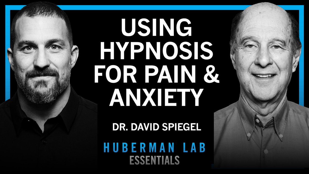 hubermanlab's tweet image. It’s somewhat of a shame that hypnosis is called that as it gets a bad rap (confounded with stage hypnosis). Clinical hypnosis is a path to accelerated &amp;amp; DIRECTED plasticity. As explained &amp;amp; demonstrated by my colleague Dr David Spiegel @stanford The data are impressive.