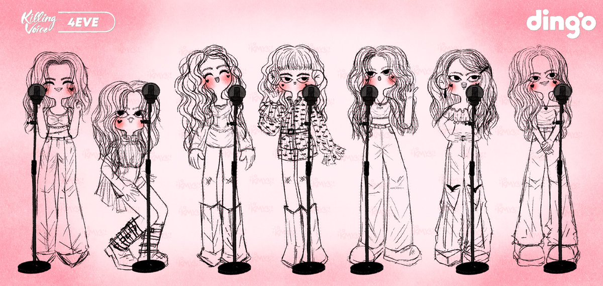 💖 🎶4EVE in KillingVoice 🎙️✨

#4EVE #XOXOentertainment
#KillingVoice #dingothailand
#KMYz_Artwork