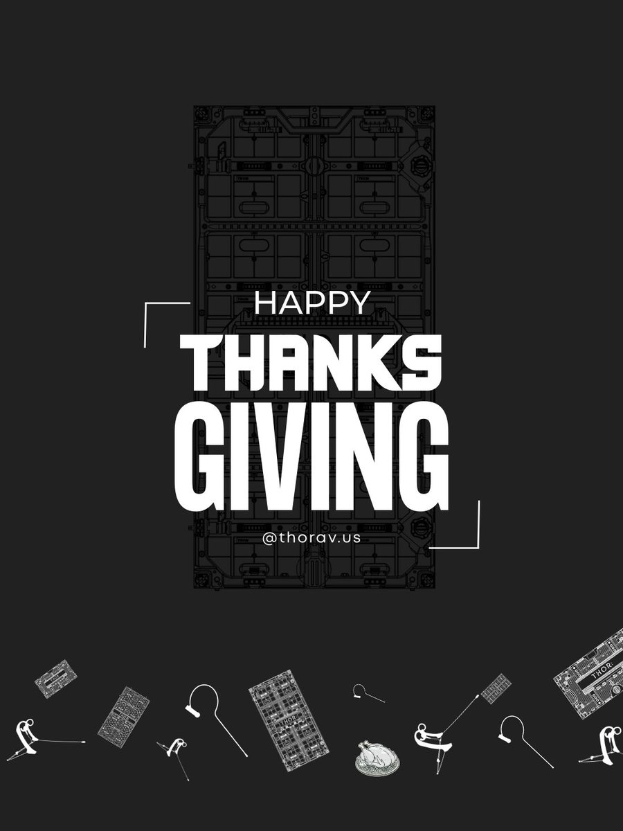 THORavUS's tweet image. Wishing you precision, performance, and the perfect plate this Thanksgiving.

#THORAV #PerformanceonDisplay #AVtech #visualbrilliance #proAV