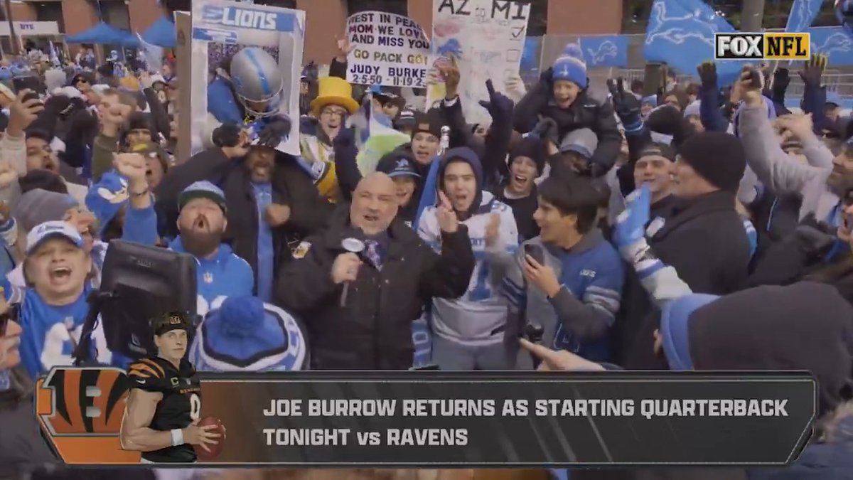 Joe Burrow returns as starting QB tonight vs the Ravens 👏
@JayGlazer has more ⬇️