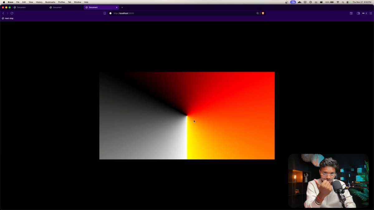 stackarnav's tweet image. 📌 Day 52 Cohort 2.0 | @sheryians_
Todays class with @ankurdotio was PURE frontend dopamine 😭🔥

Learned some advanced CSS magic:
✨ box-shadow
✨ text-shadow
✨ keyframes
✨ conic gradients

AND we finally completed the Matrix Effect💚

Built using:
🟩 setInterval()
🟩 split()…
